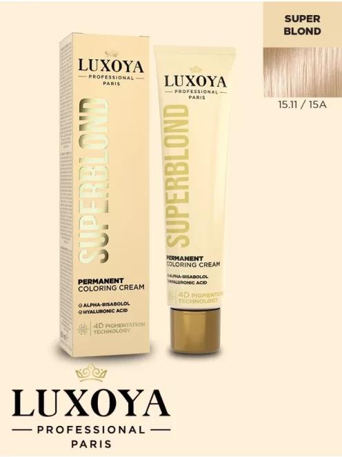 SUPERBLOND - Extra világosító ammóniás hajfesték 15.11/15A 60ml