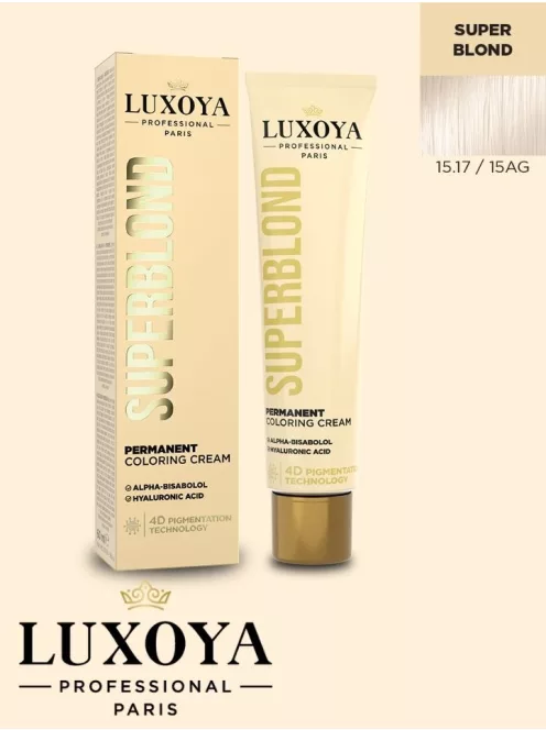 SUPERBLOND - Extra világosító ammóniás hajfesték 15.17/15AG 60ml