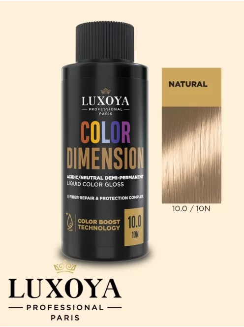 COLOR DIMENSION - Ápoló és ragyogást fokozó hajszínező 10.0/10N - 60ml