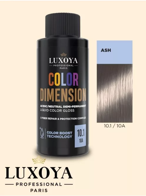 COLOR DIMENSION - Ápoló és ragyogást fokozó hajszínező 10.1/10A - 60ml