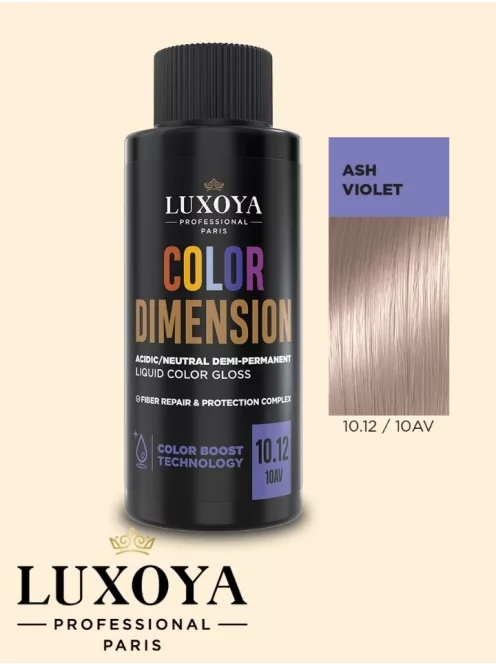 COLOR DIMENSION - Ápoló és ragyogást fokozó hajszínező 10.12/10AV - 60ml