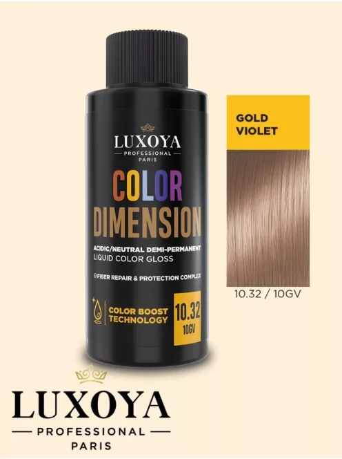 COLOR DIMENSION - Ápoló és ragyogást fokozó hajszínező 10.32/10GV - 60ml