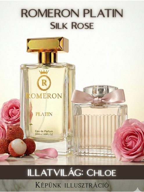 Romeron Platin – Silk Rose | Női Eau de Parfum 50 ml