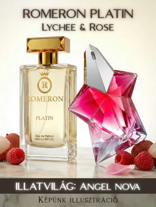 Romeron Platin – Lychee & Rose | Női Eau de Parfum 50 ml