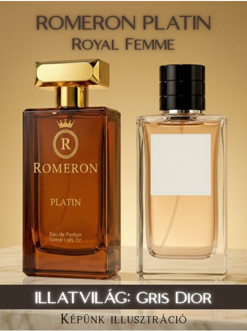 Romeron Platin – Royal Femme | Unisex Eau de Parfum 50 ml