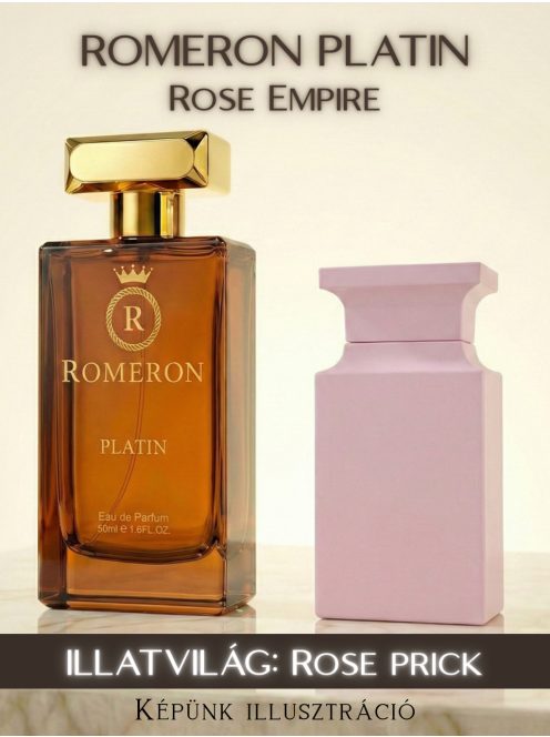 Romeron Platin – Rose Empire | Unisex Eau de Parfum 50 ml