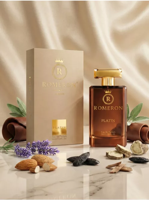 Romeron Platin – Rich Leather | Unisex Eau de Parfum 50 ml