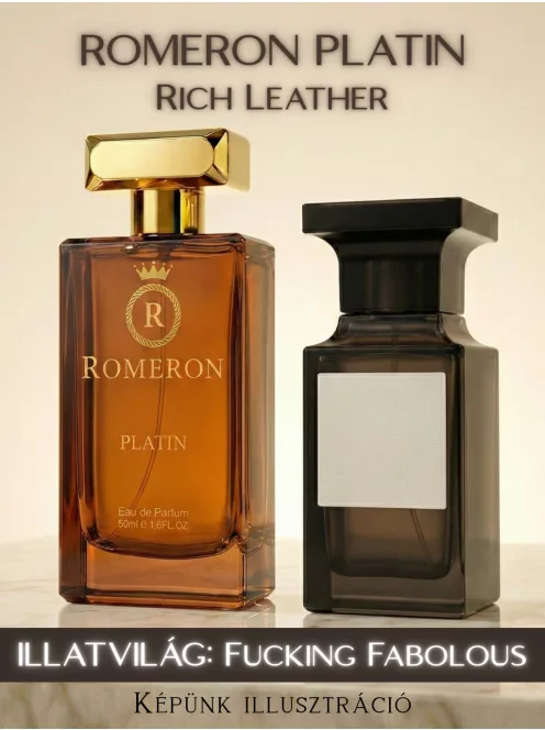 Romeron Platin – Rich Leather | Unisex Eau de Parfum 50 ml