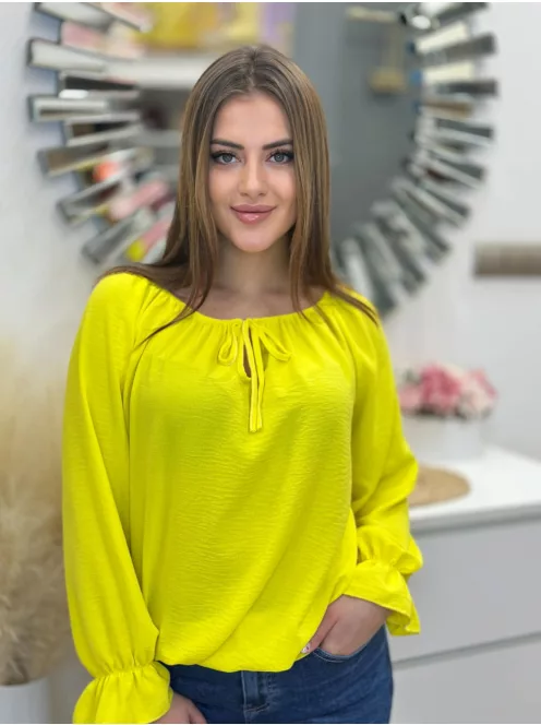 Vállra lehúzható blúz