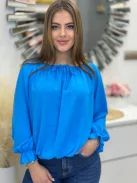 Vállra lehúzható blúz