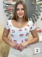 Mintás body,