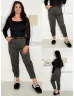 Mom fit nadrág övvel
