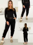 Mom fit nadrág övvel