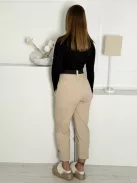 Mom fit nadrág övvel