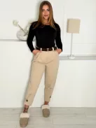 Mom fit nadrág övvel