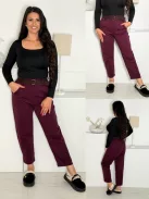 Mom fit nadrág övvel