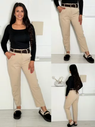 Mom fit nadrág övvel