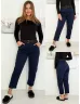Mom fit nadrág övvel