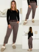 Mom fit nadrág övvel