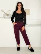 Mom fit nadrág övvel