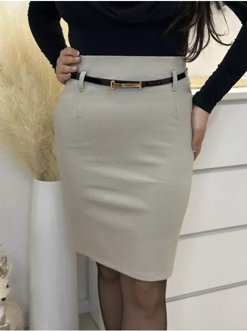 Elegáns szoknya övvel