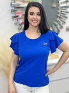 Fodros vállú felső