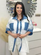 Csipkés tunika