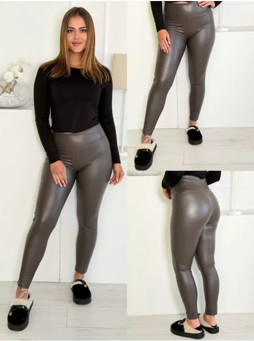 Fenékformáló, műbőr leggings