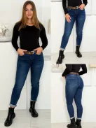 Skinny farmernadrág övvel