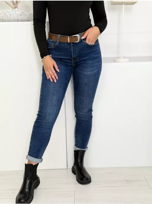 Skinny farmernadrág övvel