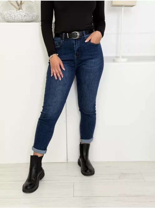 Csinos Mom fit farmernadrág övvel