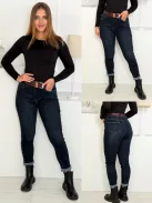 Skinny farmernadrág övvel
