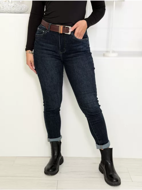 Skinny farmernadrág övvel