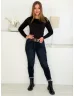Skinny farmernadrág övvel