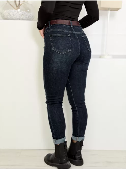 Skinny farmernadrág övvel
