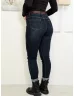 Skinny farmernadrág övvel