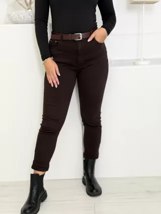 Mom fit farmernadrág övvel