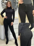 Kövekkel díszített, skinny farmer