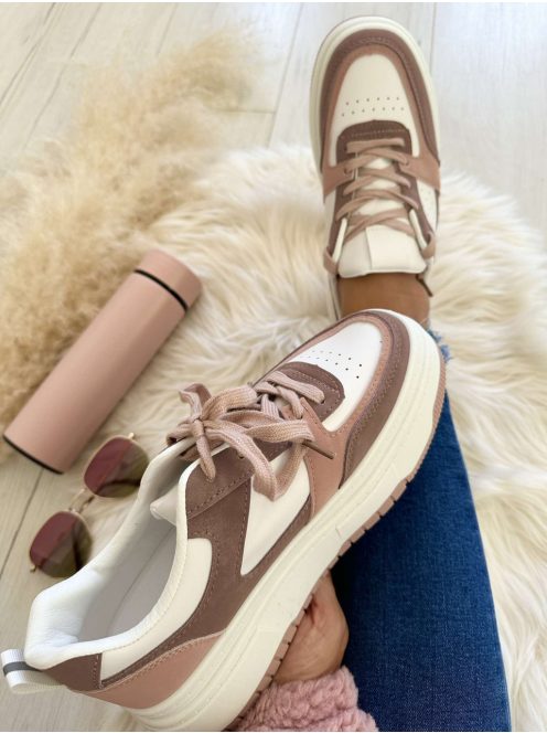 Platformos, fűzős, műbőr, utcai sportcipő. (36, 37, 38, 39, 40, 41 méretekben)