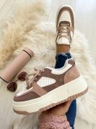 Platformos, fűzős, műbőr, utcai sportcipő. (36, 37, 38, 39, 40, 41 méretekben)