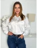 Elegáns szatén blúz