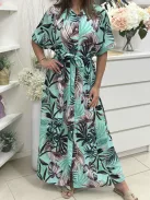 Lenge fazonú, nem rugalmas anyagú, maxi ingruha. (M-XL méretre ajánljuk.)