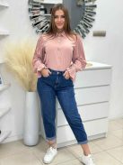 Elegáns, selyem hatású blúz