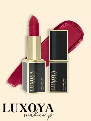 Luxoya matt rúzs – Burgundi