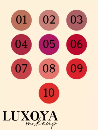 Luxoya matt rúzs – Burgundi