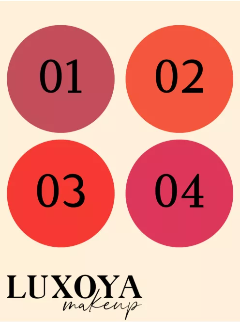 Luxoya hidratáló rúzs - Pipacs
