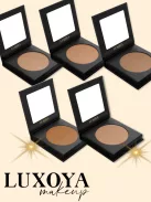 Luxoya bronzosító púder - Csillogó világos barna