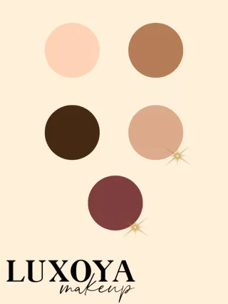 Luxoya szemhéj paletta - Nude