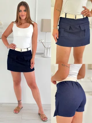 Extra rugalmas, farmer hatású skort